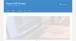 Desktop Screenshot of powerphpscripts.com