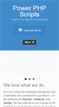 Mobile Screenshot of powerphpscripts.com